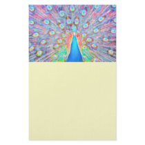 Bright Colorful *Peacock* Spirit Design stationery by MidnightDreamer Bright Colorful *Peacock* Spirit Design stationery