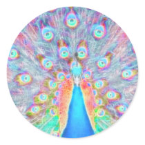 Bright Colorful *Peacock* Spirit Design Stickers