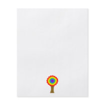 Bright Colorful Tree in Rainbow Colors. Full Color Flyer