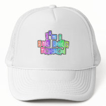 Bright Colors 2nd Grade Teacher Mesh Hat