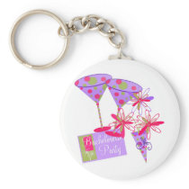 Bright Colors Bachelorette Party Keychains
