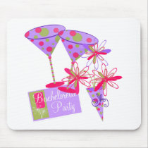 Bright Colors Bachelorette Party mousepads