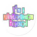 Bright Colors Kindergarten Teacher