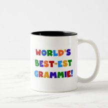 Bright Colors World's Best-est Grammie Gifts Coffee Mugs