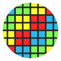 Bright Coloured Optical Illusion Stickers