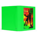Bright Court Lights and Basketball Duo binders