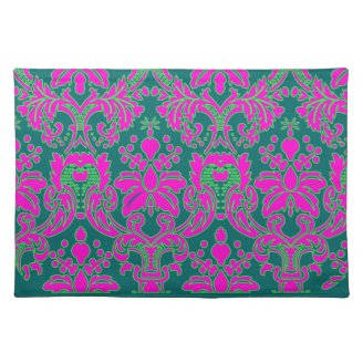 Bright Damask Placemat