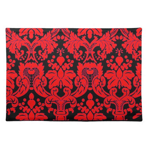 Bright Damask Placemat Zazzle