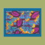 Bright Deco Floral Postcards Bright Deco Floral Postcards