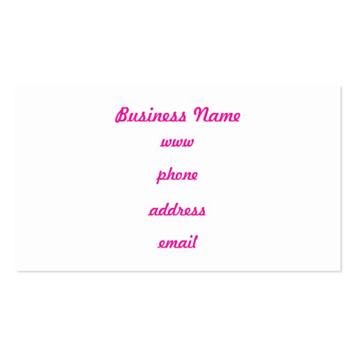 Bright Dots Business Cards (back side)