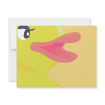 Bright duck invitations by Marienstl Bright duck invitations