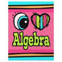 Bright Eye Heart I Love Algebra Personalized Flyer