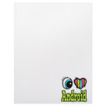 Bright Eye Heart I Love Android Letterhead Design