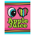 Bright Eye Heart I Love Apple Juice Personalized Flyer