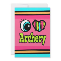 Bright Eye Heart I Love Archery Announcement