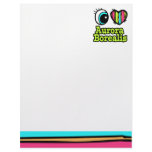 Bright Eye Heart I Love Aurora Borealis Letterhead