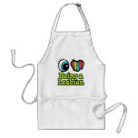 Bright Eye Heart I Love Being a Lesbian Aprons