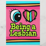 Bright Eye Heart I Love Being a Lesbian Flyer
