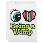 Bright Eye Heart I Love Being a Wimp Invite