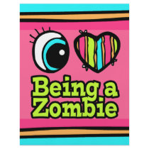 Bright Eye Heart I Love Being a Zombie Flyer