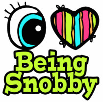 Bright Eye Heart I Love Being Snobby Photo Sculptures