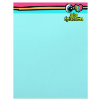 Bright Eye Heart I Love Being Spoiled Rotten Custom Letterhead