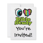 Bright Eye Heart I Love Bible Study Personalized Invite