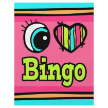 Bright Eye Heart I Love Bingo Flyer