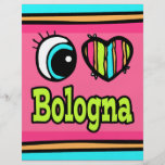 Bright Eye Heart I Love Bologna Flyers
