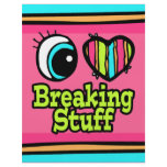 Bright Eye Heart I Love Breaking Stuff Flyer Design
