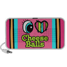 Bright Eye Heart I Love Cheese Balls Mp3 Speakers