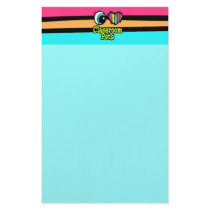 Bright Eye Heart I Love Classroom Pets Stationery