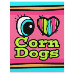 Bright Eye Heart I Love Corn Dogs flyers