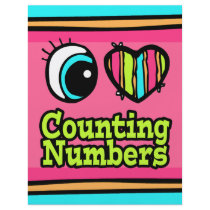 Bright Eye Heart I Love Counting Numbers Flyers