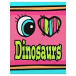 Bright Eye Heart I Love Dinosaurs Custom Flyer
