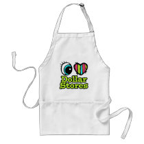 Bright Eye Heart I Love Dollar Stores Apron