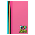 Bright Eye Heart I Love Dollar Stores Stationery