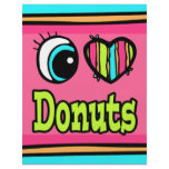 Bright Eye Heart I Love Donuts flyers