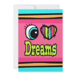 Bright Eye Heart I Love Dreams Custom Announcement