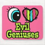 Bright Eye Heart I Love Evil Geniuses Mousepads