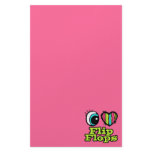 Bright Eye Heart I Love Flip Flops Stationery Design