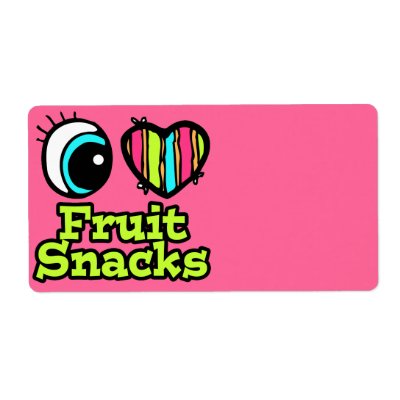 Fruit Snacks Label