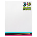 Bright Eye Heart I Love Garden Gnomes Letterhead