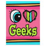 Bright Eye Heart I Love Geeks flyers