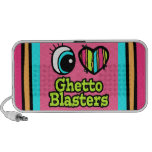 Bright Eye Heart I Love Ghetto Blasters Speaker System