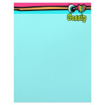 Bright Eye Heart I Love Gossip Customized Letterhead