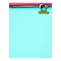 Bright Eye Heart I Love Greek Mythology Customized Letterhead