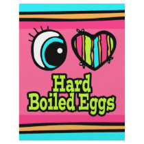 Bright Eye Heart I Love Hard Boiled Eggs Personalized Flyer