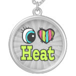 Bright Eye Heart I Love Heat Necklace