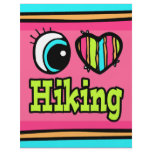 Bright Eye Heart I Love Hiking flyers
